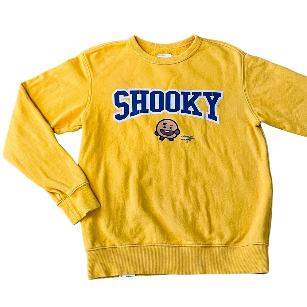 CHOCOOLATE SHOOKY Sweatshirt Yellow Size Small